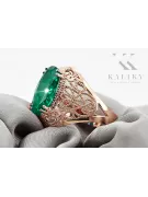 Ring Vintage Jewlery Emerald Original Vintage 14K Rose Gold vrc074r